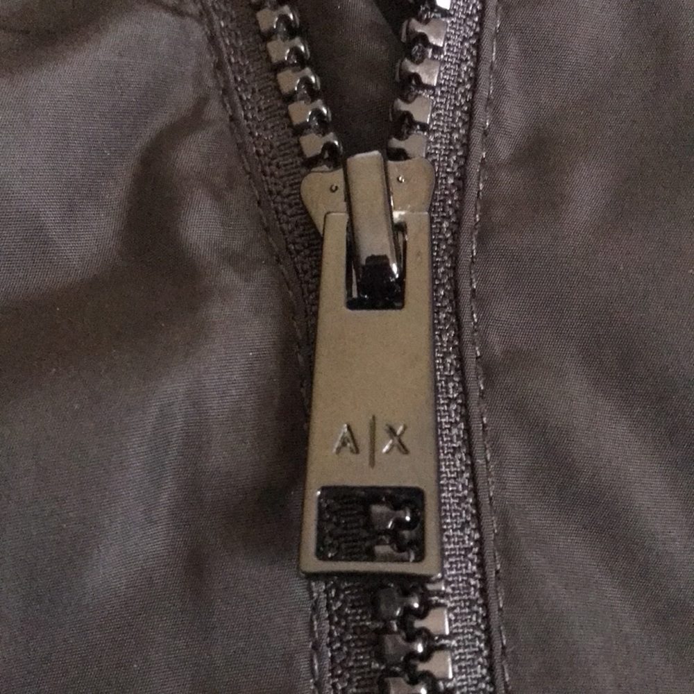 Armani Exchange blackout stealth windbreaker
